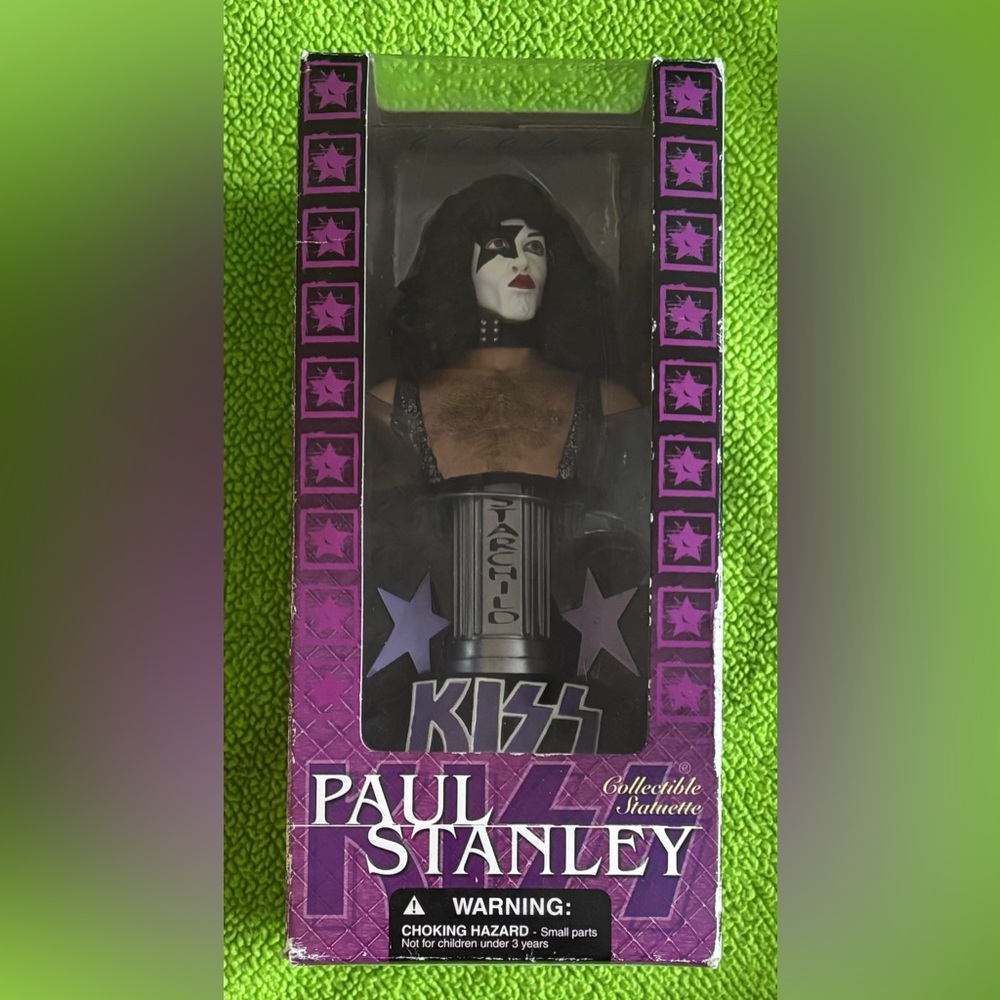 *Rare*KISS Paul Stanley McFarlane Collectible Statuette Bust 2002 Edition.